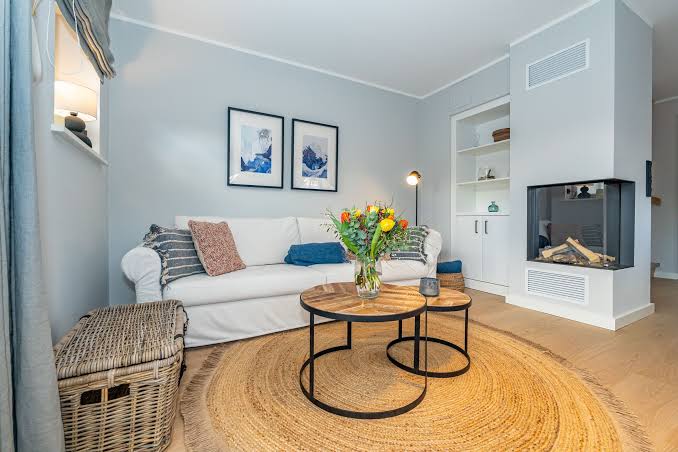 Fireplace at Haus Marit